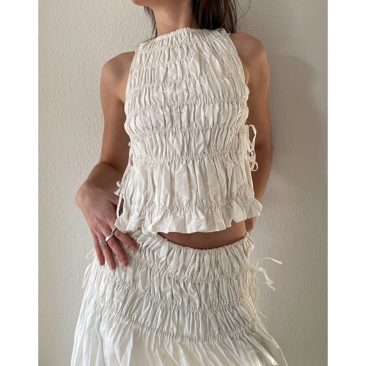 Shirred Ivy Top – Maison Mume